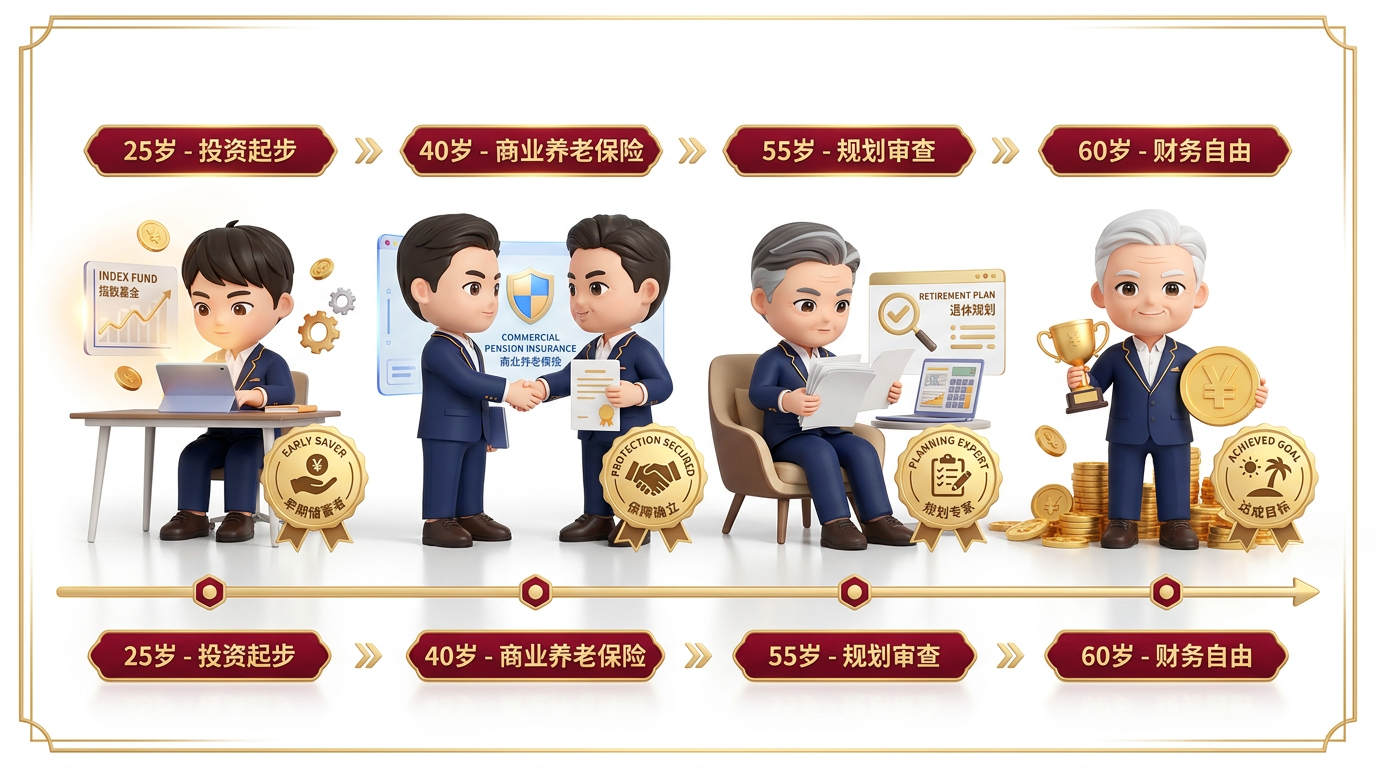 不同人生阶段的养老规划