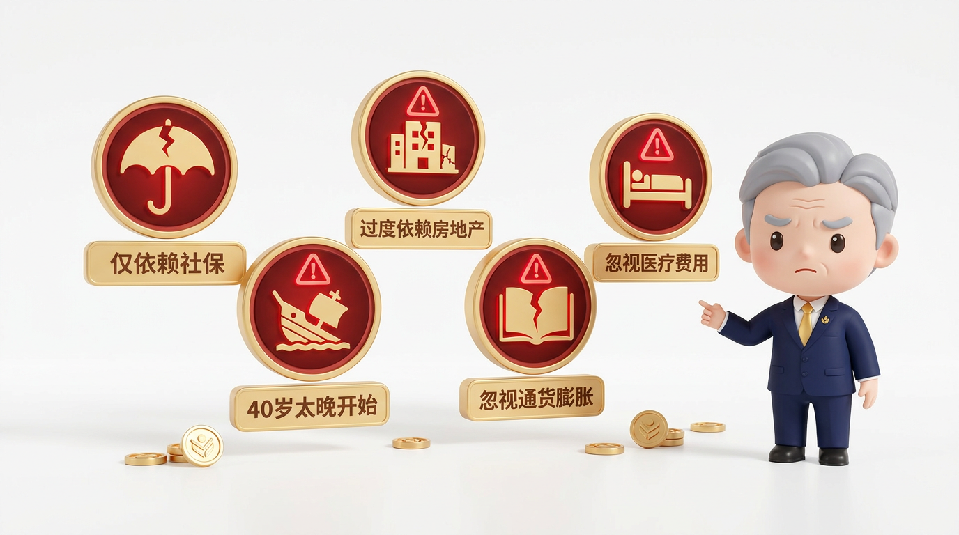 养老规划五大误区