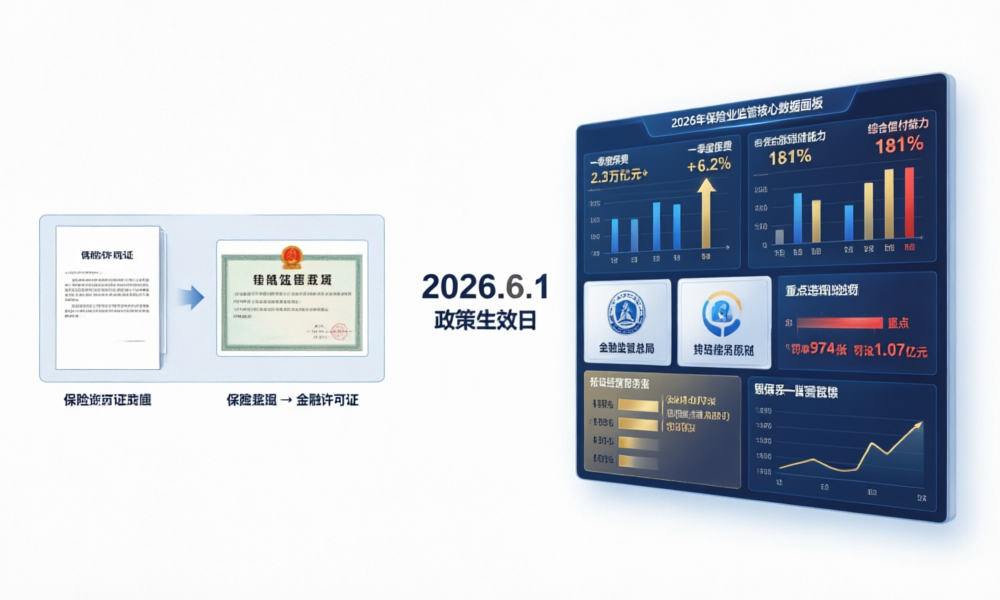 保险许可证取消，保险机构6月1日起适用金融许可证
