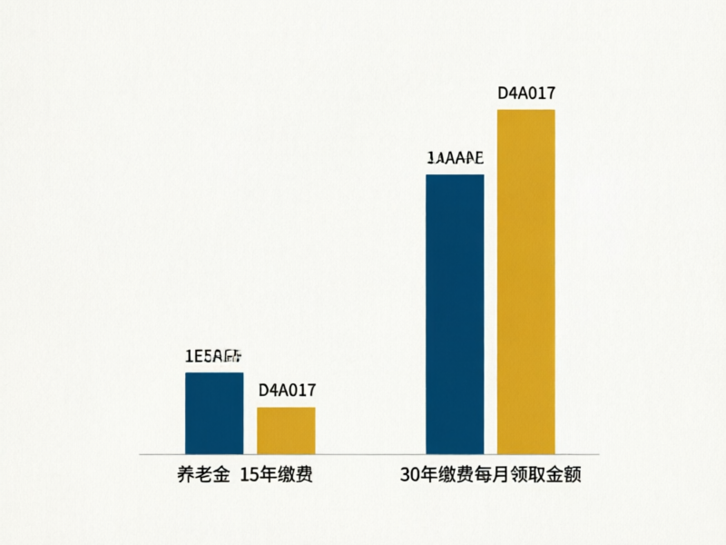 养老金缴费年限与待遇关系图