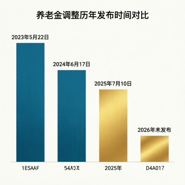 养老金调整通知历年发布时间对比