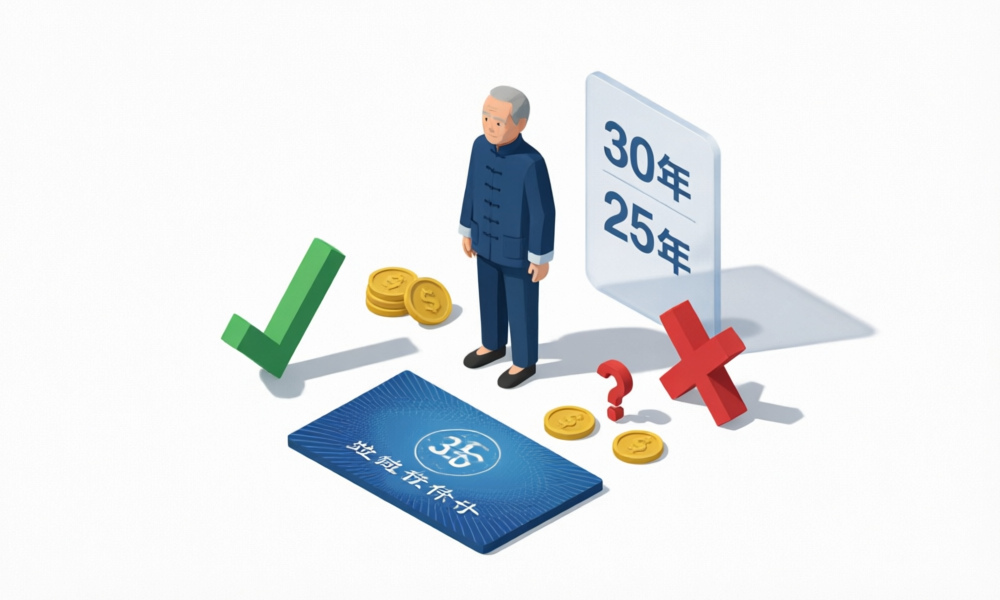 2026年医保缴费年限大调整,男30年女25年
