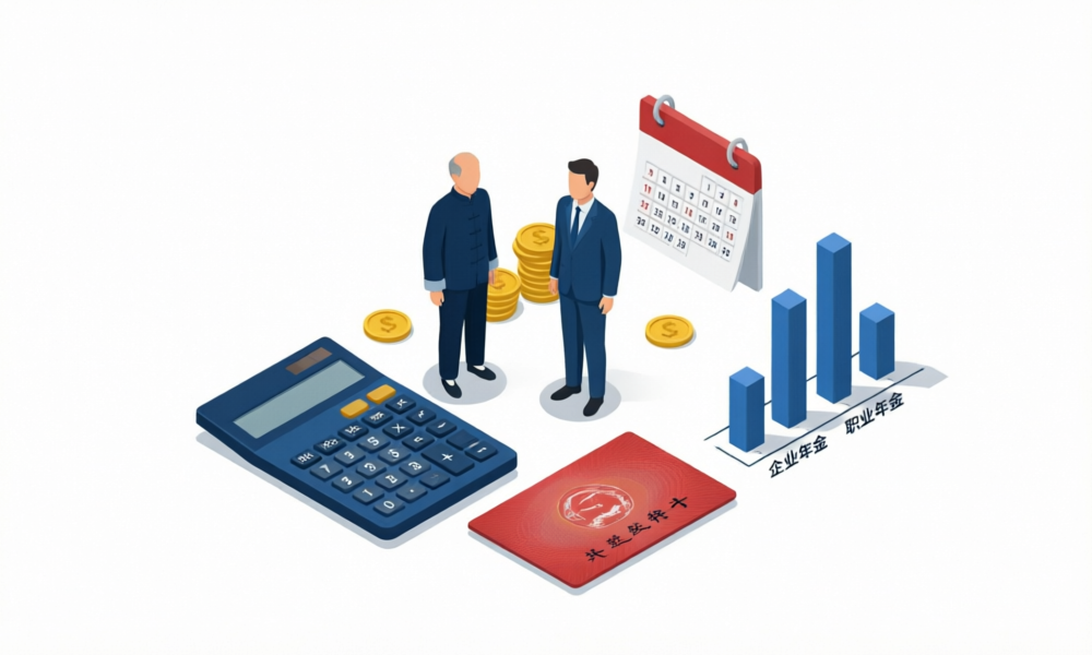职业年金与企业年金算账对比