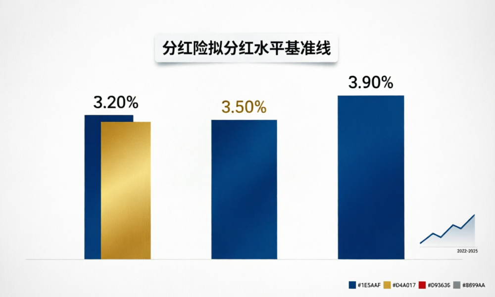 分红险拟分红水平基准线数据图表