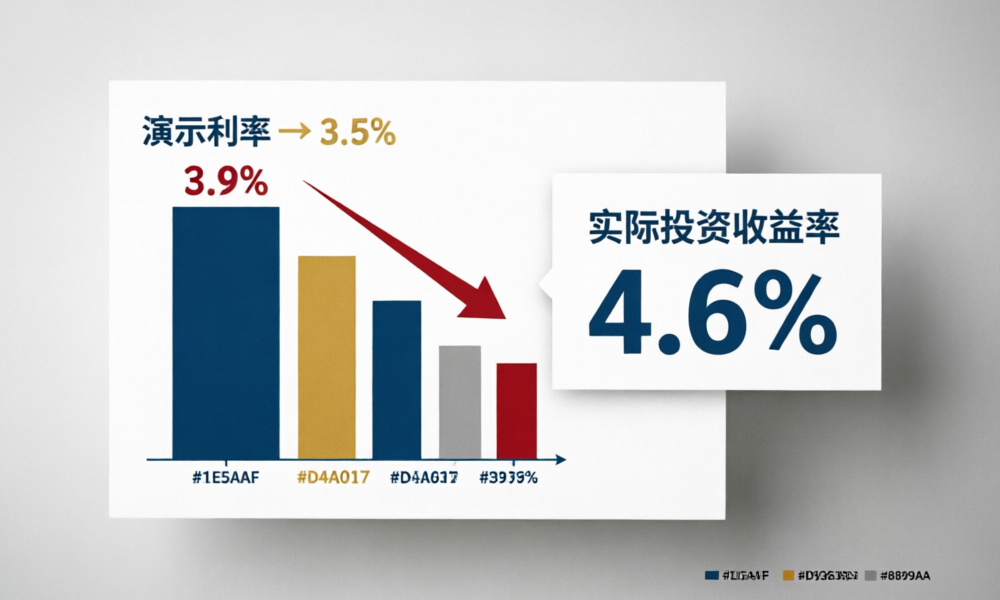 演示利率下调精算分析数据图表