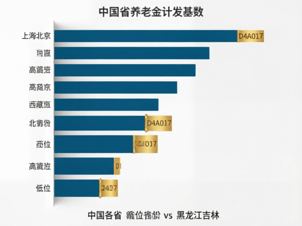 各省养老金计发基数横向对比