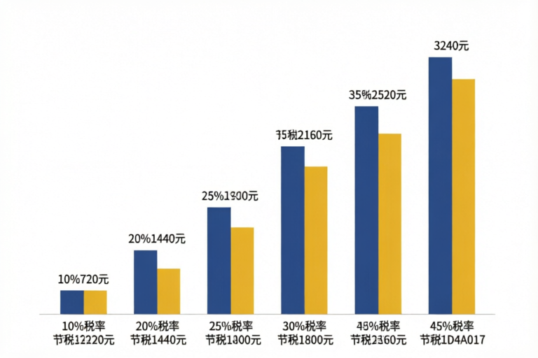 个人养老金不同税率节税金额对比