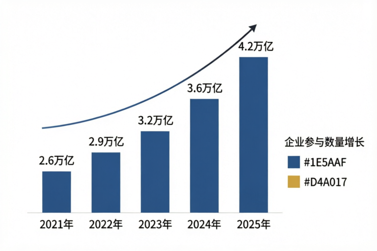 企业年金年度规模增长趋势